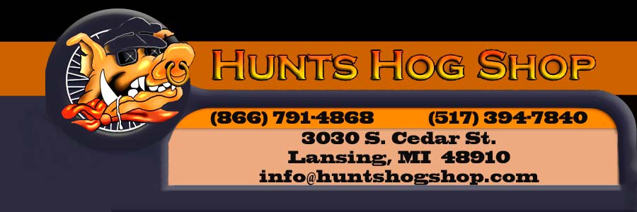Hunts hog shop logo